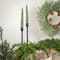 Hello Honey 10" Green Unscented Tree Shaped Taper Candles, 2ct.